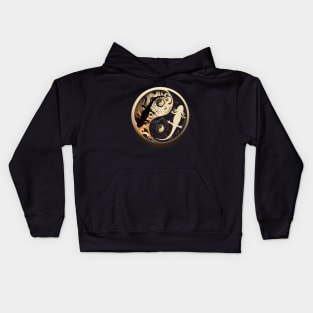 Yin Yang Axolotl Kids Hoodie